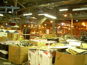 Staged salvage for Load out