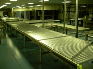 wide roller conveyor